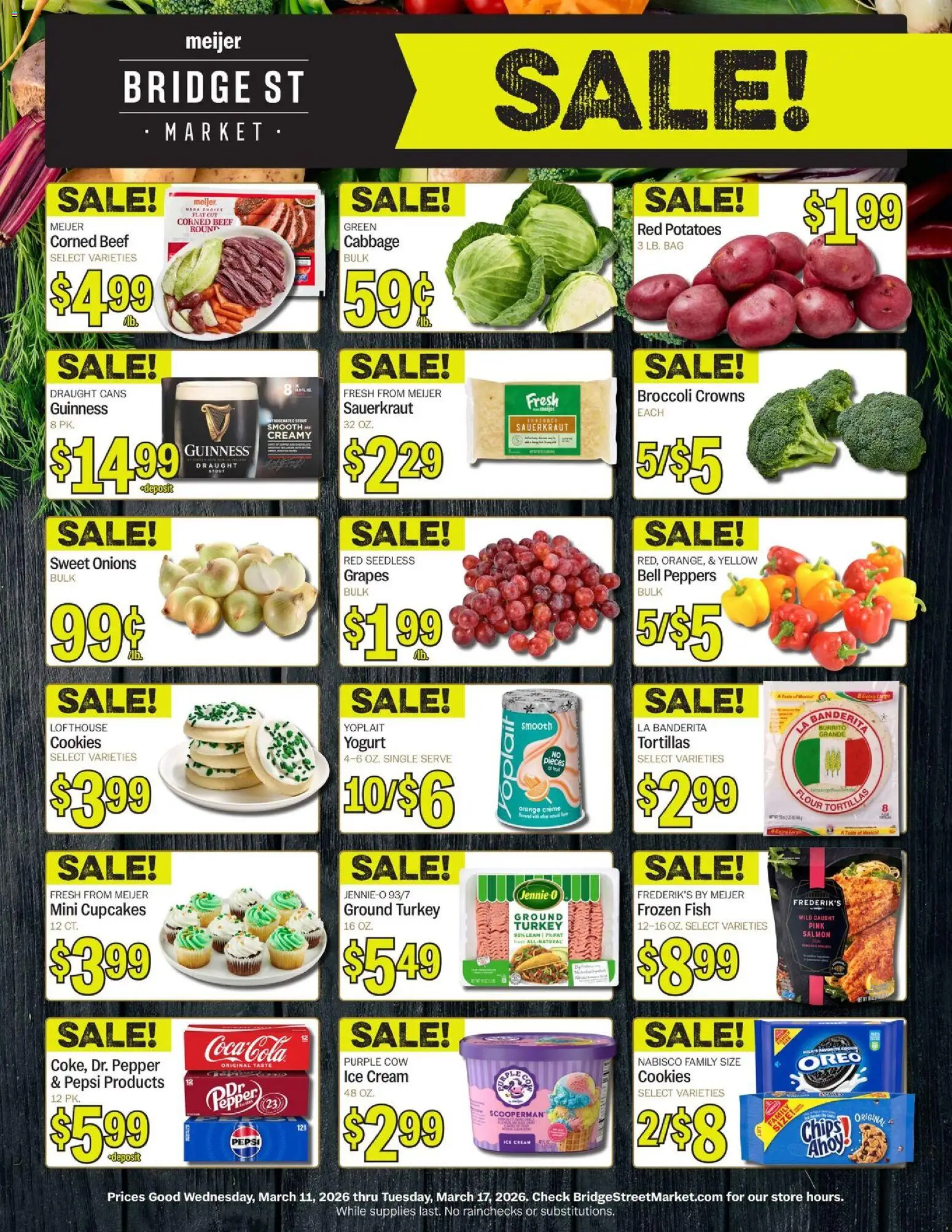 MEIJER AD from 03/11/2026 >> Meijer Bridge Street Market > PREVIEW