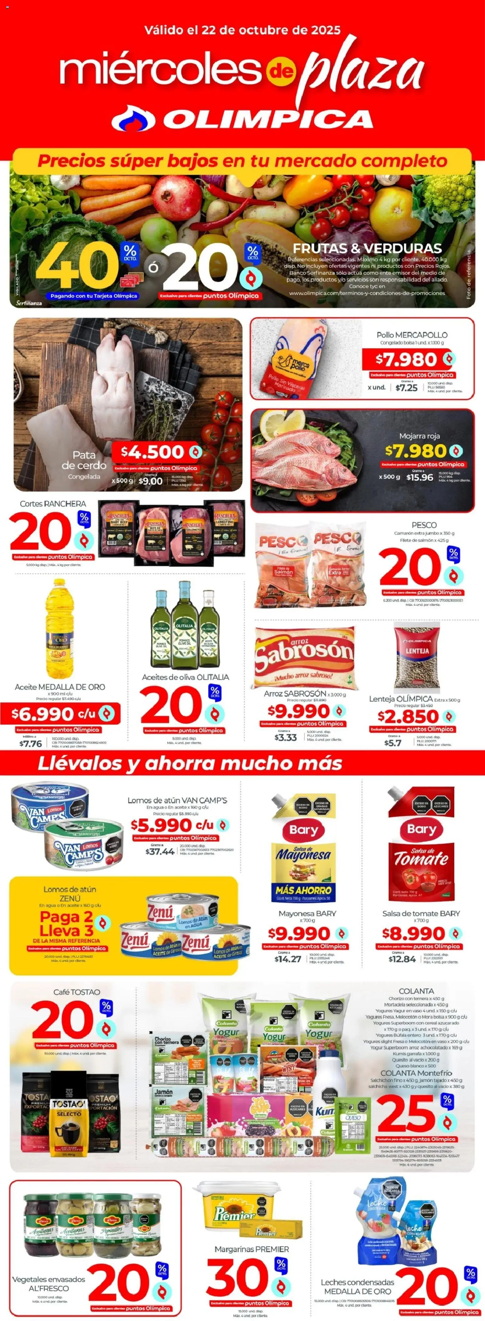 Olímpica Catálogo: 22/10/2025 - 22/10/2025 > Últimas Ofertas pagina numero 1