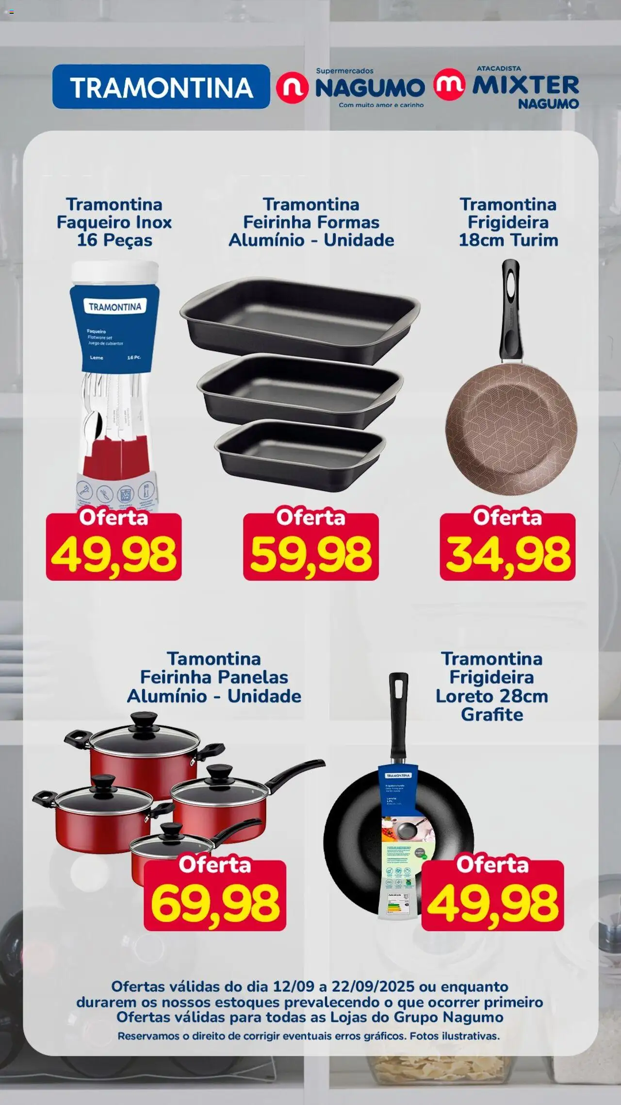 Nagumo folheto "Ofertas Especial Tramontina" válido a partir de 12/09/2025 - número de página 1