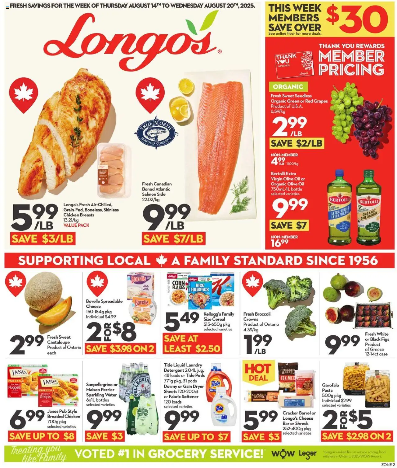 Longo's flyer valid from Aug 14, 2025 - page number 1