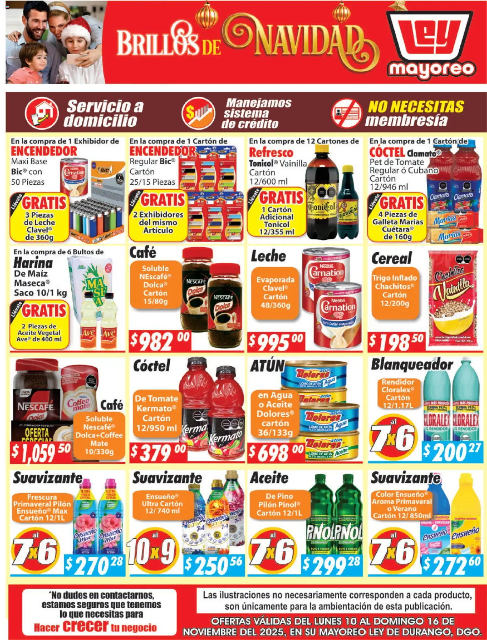Vista previa las ofertas de la tienda Casa Ley - Folleto Mayoreo desde el 10/11/2025 