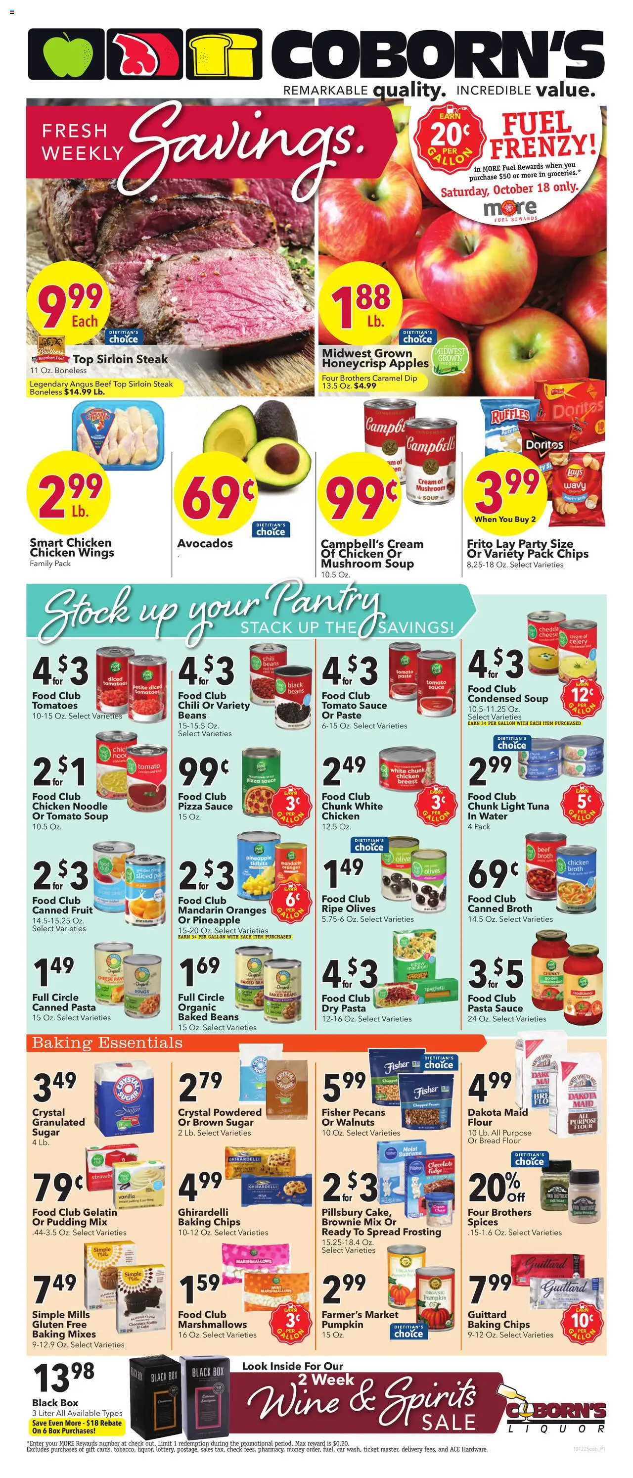 Coborn's Weekly Ad from 10/15/2025 - Flyer - Page number 1