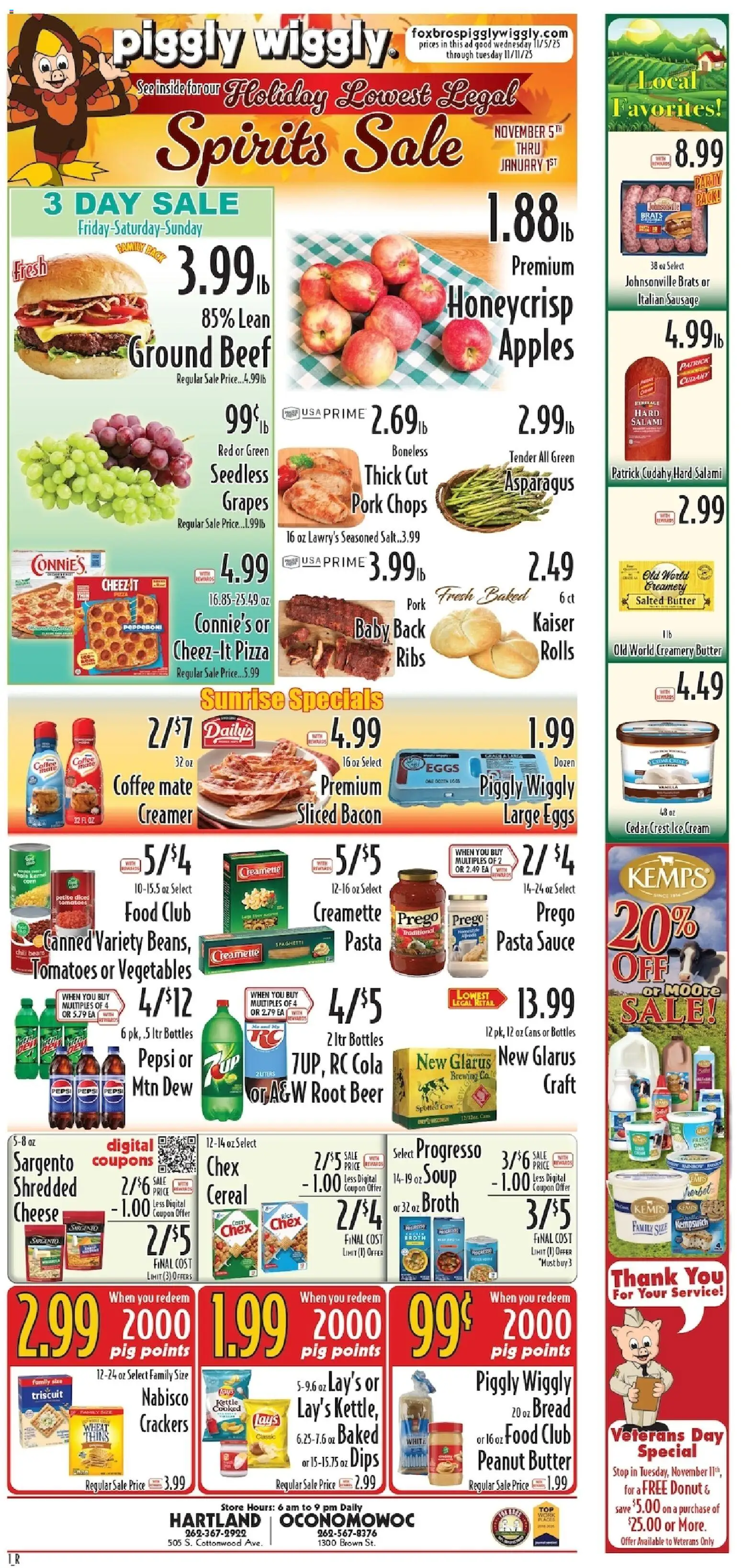 Ad Preview of Piggly Wiggly Weekly Ad from 11/05/2025