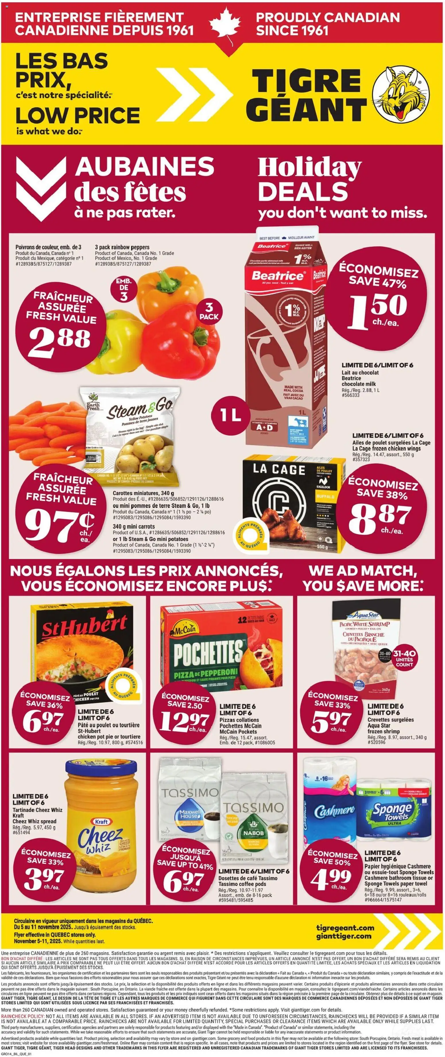 Preview of leaflet Weekly Flyer from shop Giant Tiger is valid from Nov 05, 2025