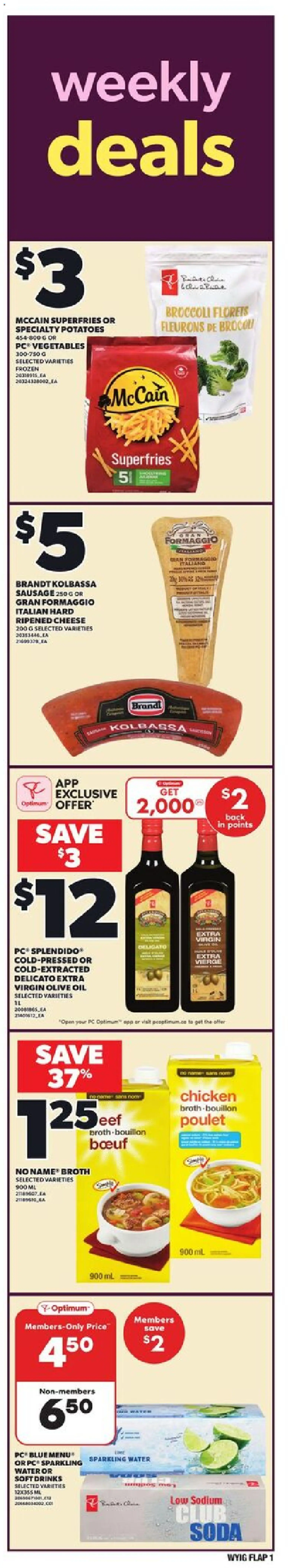 Un aperçu du dépliant Weekly Flyer - AB du magasin Loblaws est valide à partir Nov 06, 2025
