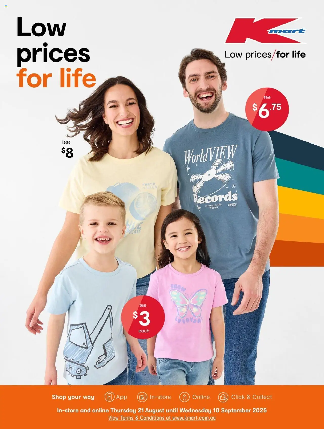 Kmart catalogue valid from 21/08/2025 - page 1 - Citrus