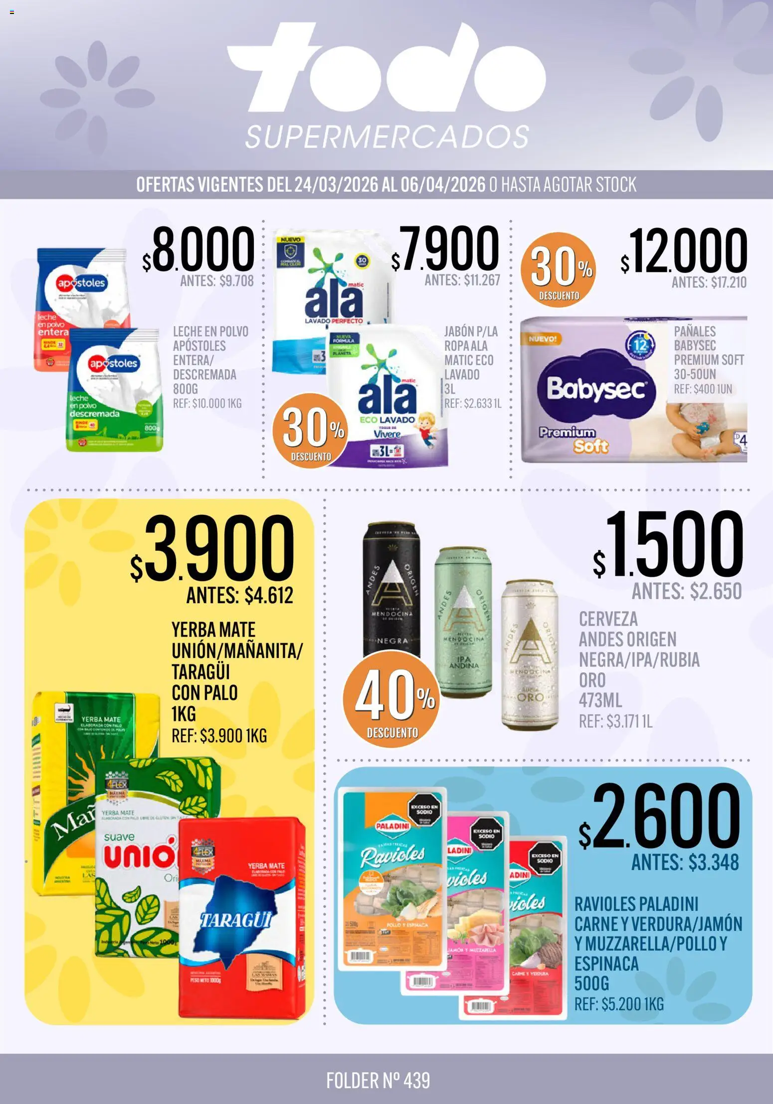 Vista previa del folleto de la tienda Supermercados TODO válido desde el 25/03/2026 