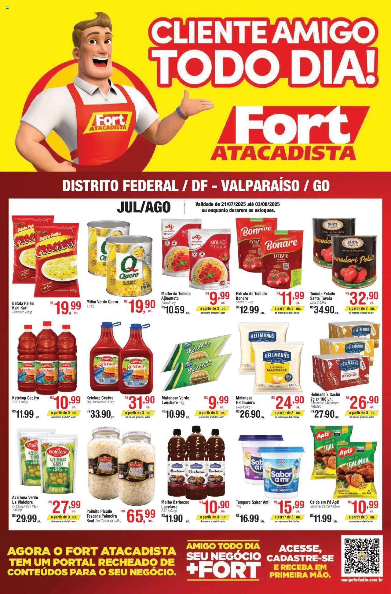 Fort Atacadista folheto "Ofertas Food Service" válido a partir de 21/07/2025 - número de página 1