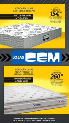 Pré-Visualização do folheto "Ofertas atuais" da loja Lojas Cem válido a partir de 01/11/2025 | Página: 103
