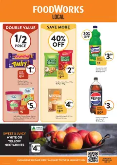 Preview of catalogue Catalogue SA from shop Foodworks valid 07/01/2026