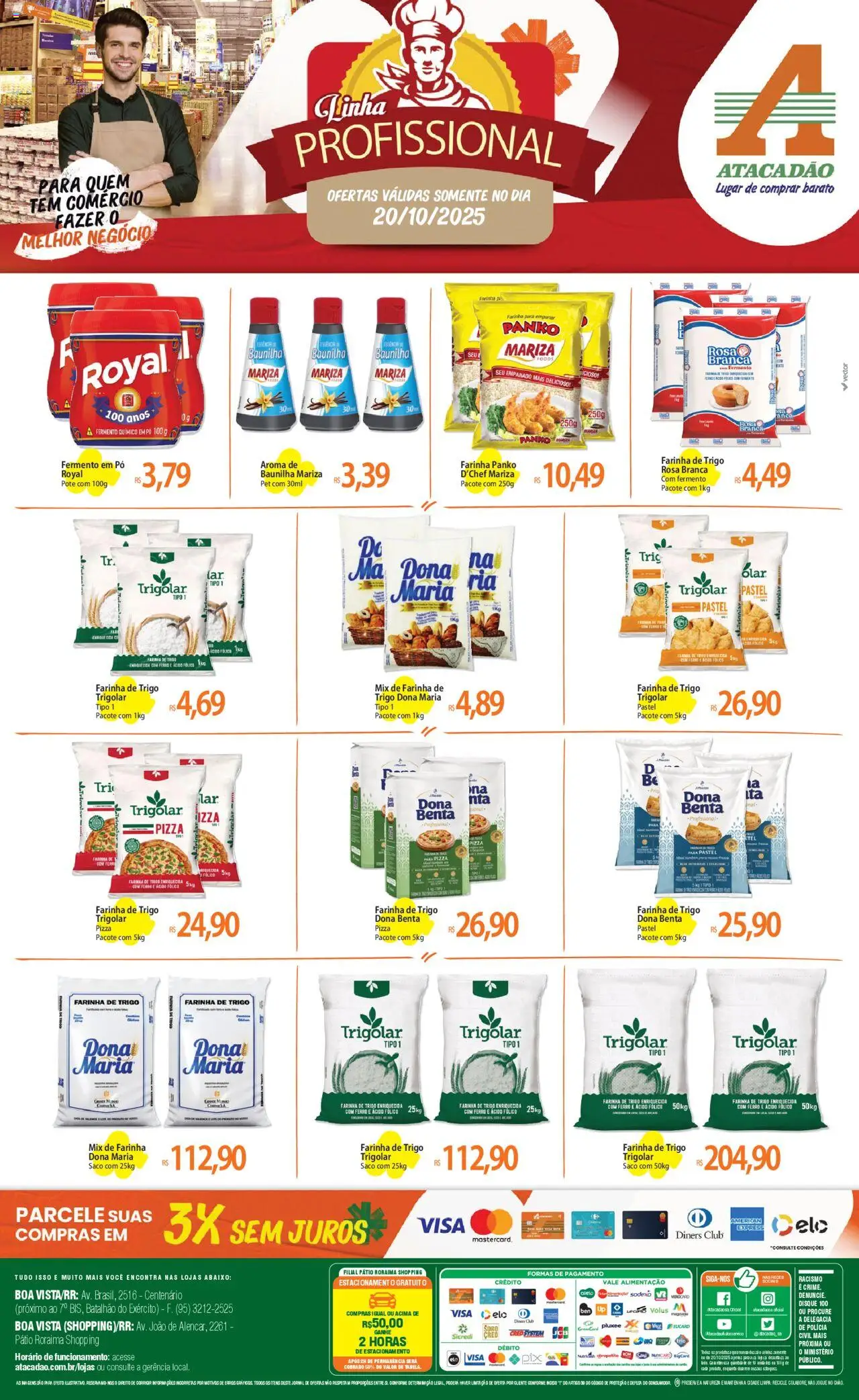 Atacadão folheto "Ofertas - RR" válido a partir de 20/10/2025 - número de página 1