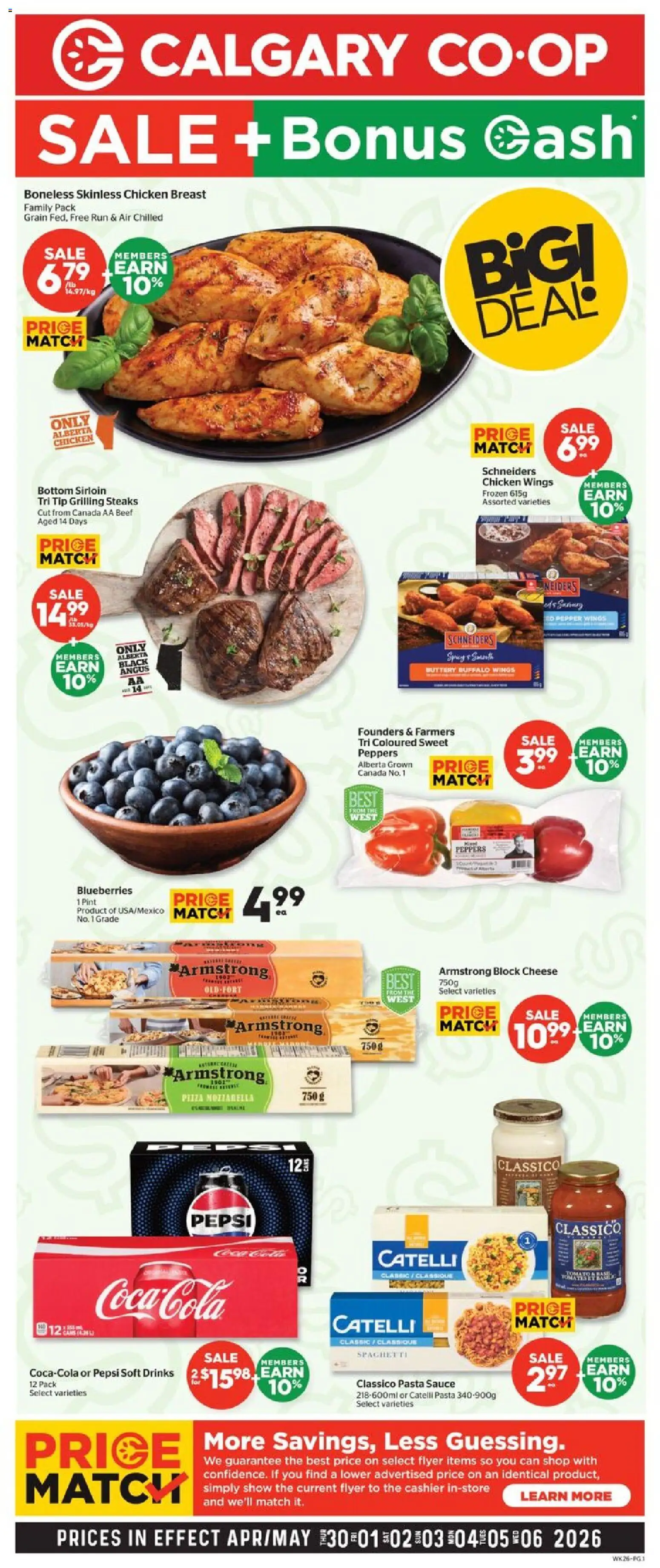 Preview of leaflet Calgary Co-op weekly flyer / circulaire from shop Calgary Co-op is valid from Apr 30, 2026
