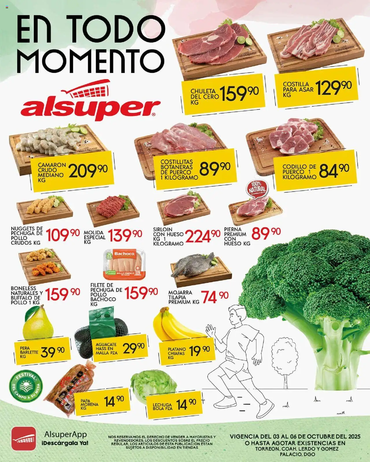 Folleto Laguna Alsuper y sus promociones válidas desde el 03/10/2025 - Número de página 1