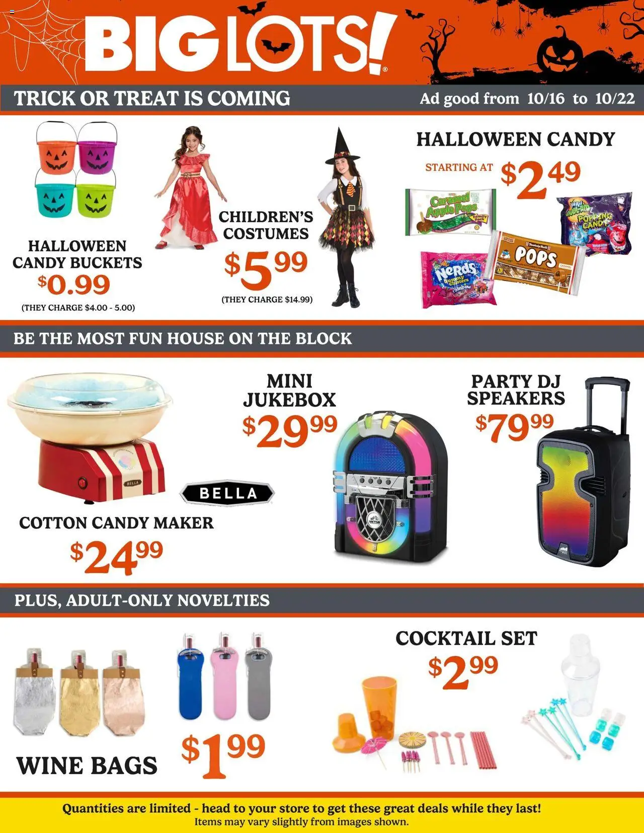 Big Lots Weekly Ad from 10/16/2025 - Flyer - Page number 1