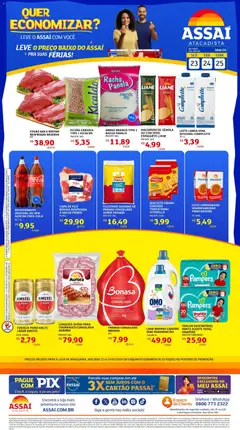 Pré-Visualização do folheto "Encarte" da loja Assaí Atacadista válido a partir de 23/01/2026