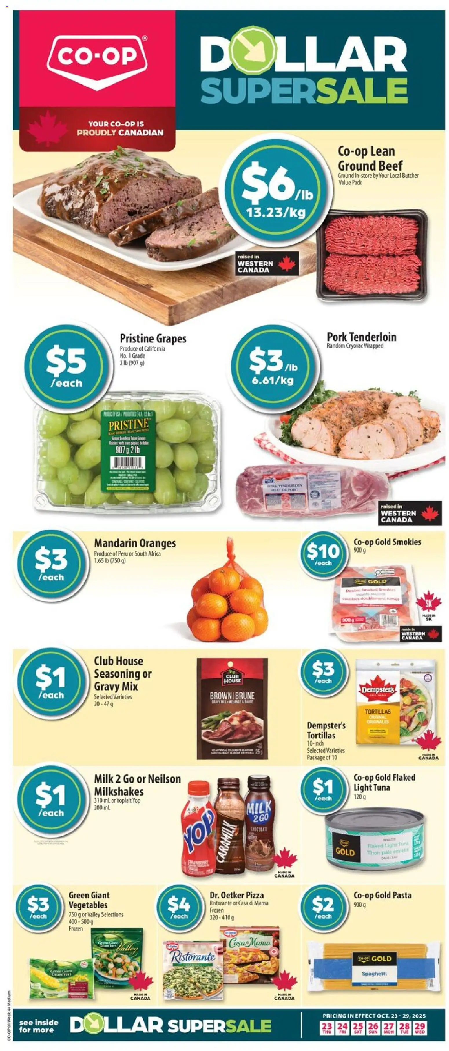 Co-op Food flyer valid from Oct 23, 2025 - page number 1