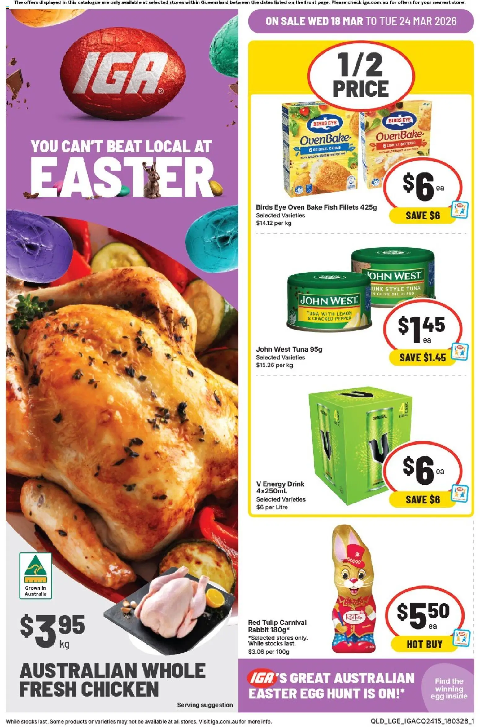 Preview of catalogue IGA catalogue QLD from shop IGA valid 18/03/2026