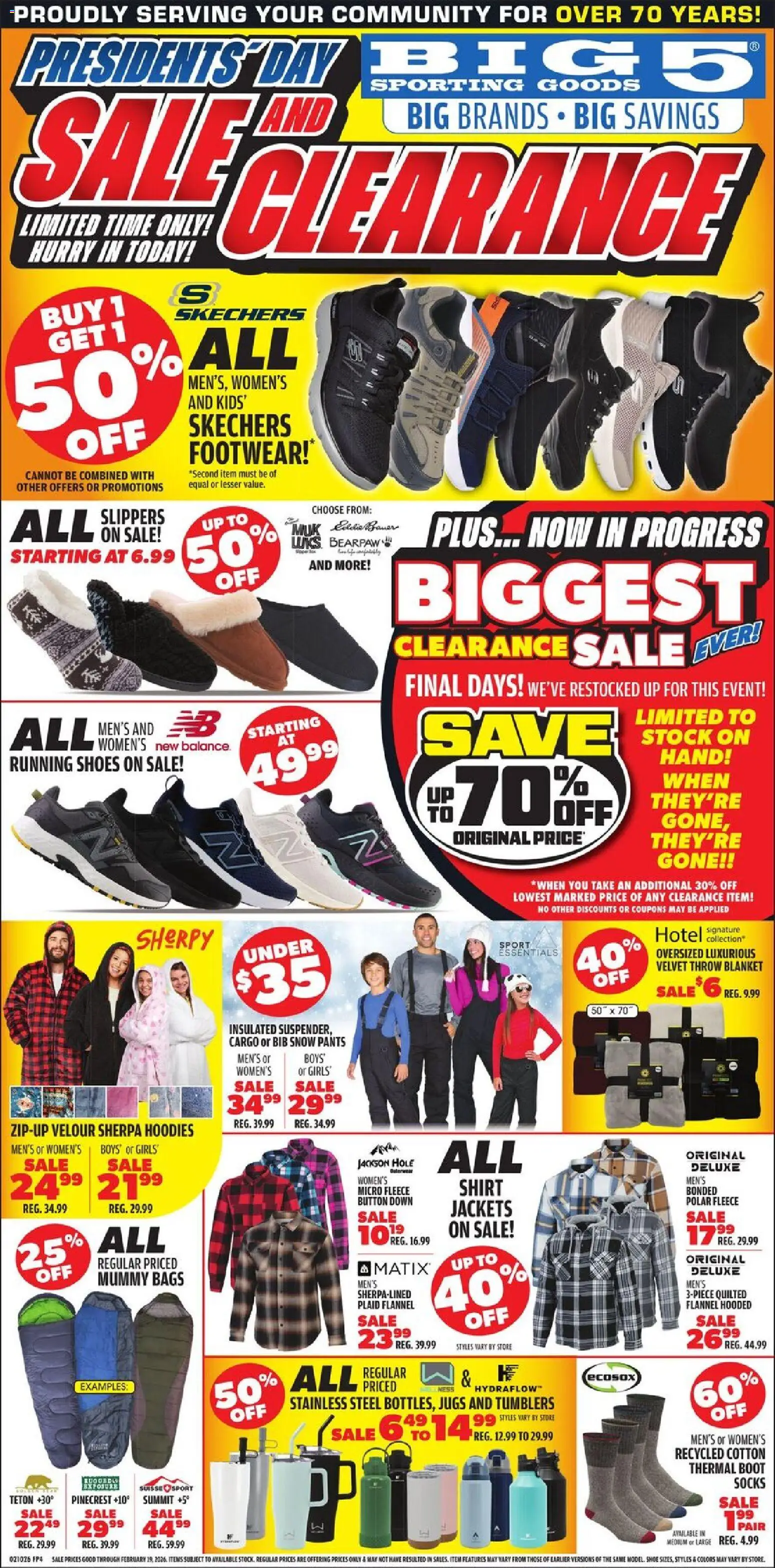 Ad Preview of Big 5 Sporting Goods Weekly Ad from 02/10/2026