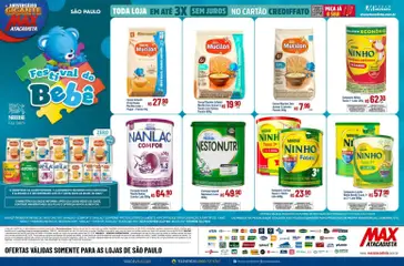 Pré-Visualização do folheto "Ofertas Especial Bebês" da loja Max Atacadista válido a partir de 17/11/2025