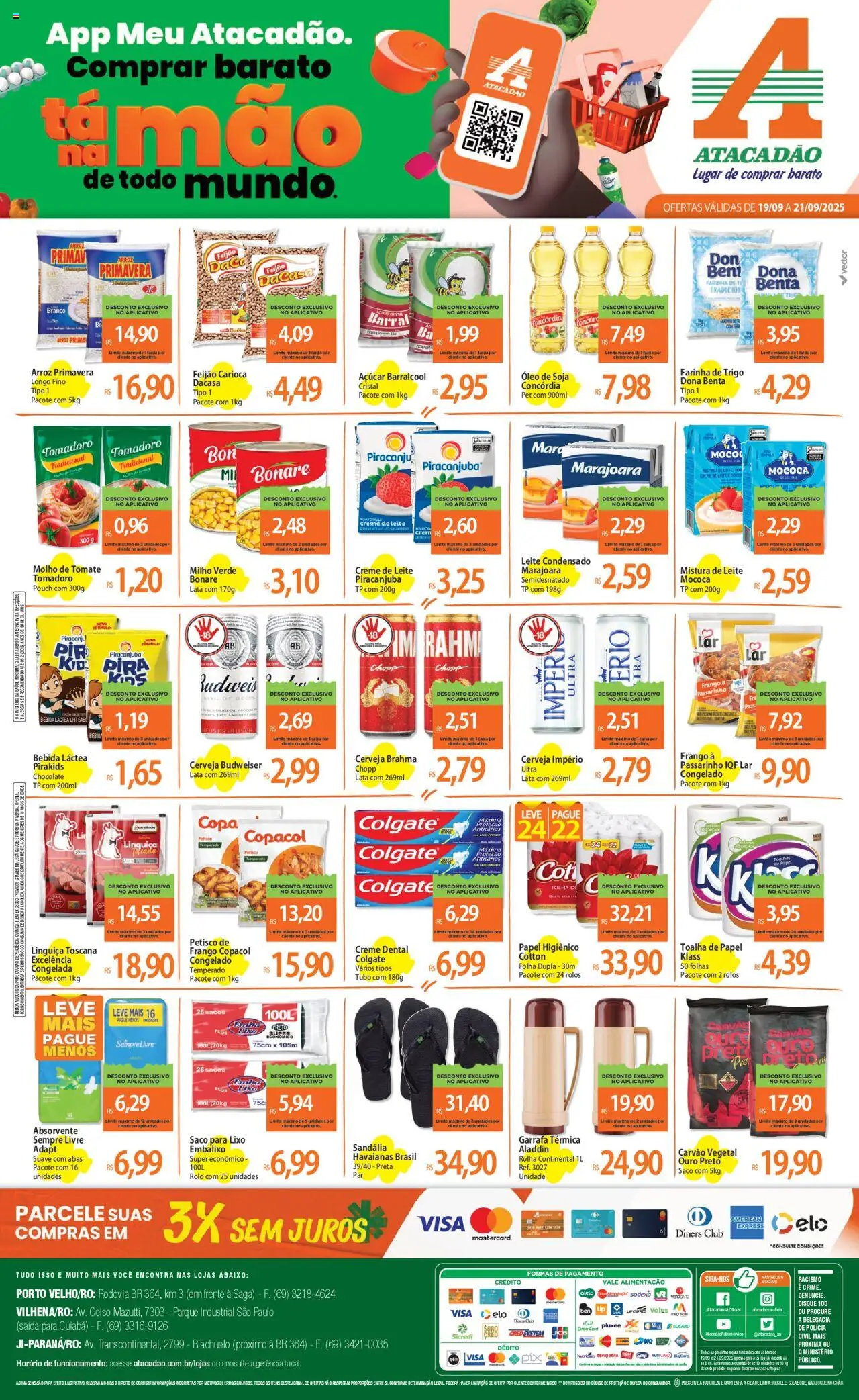 Atacadão folheto "Ofertas - RO" válido a partir de 19/09/2025 - número de página 1