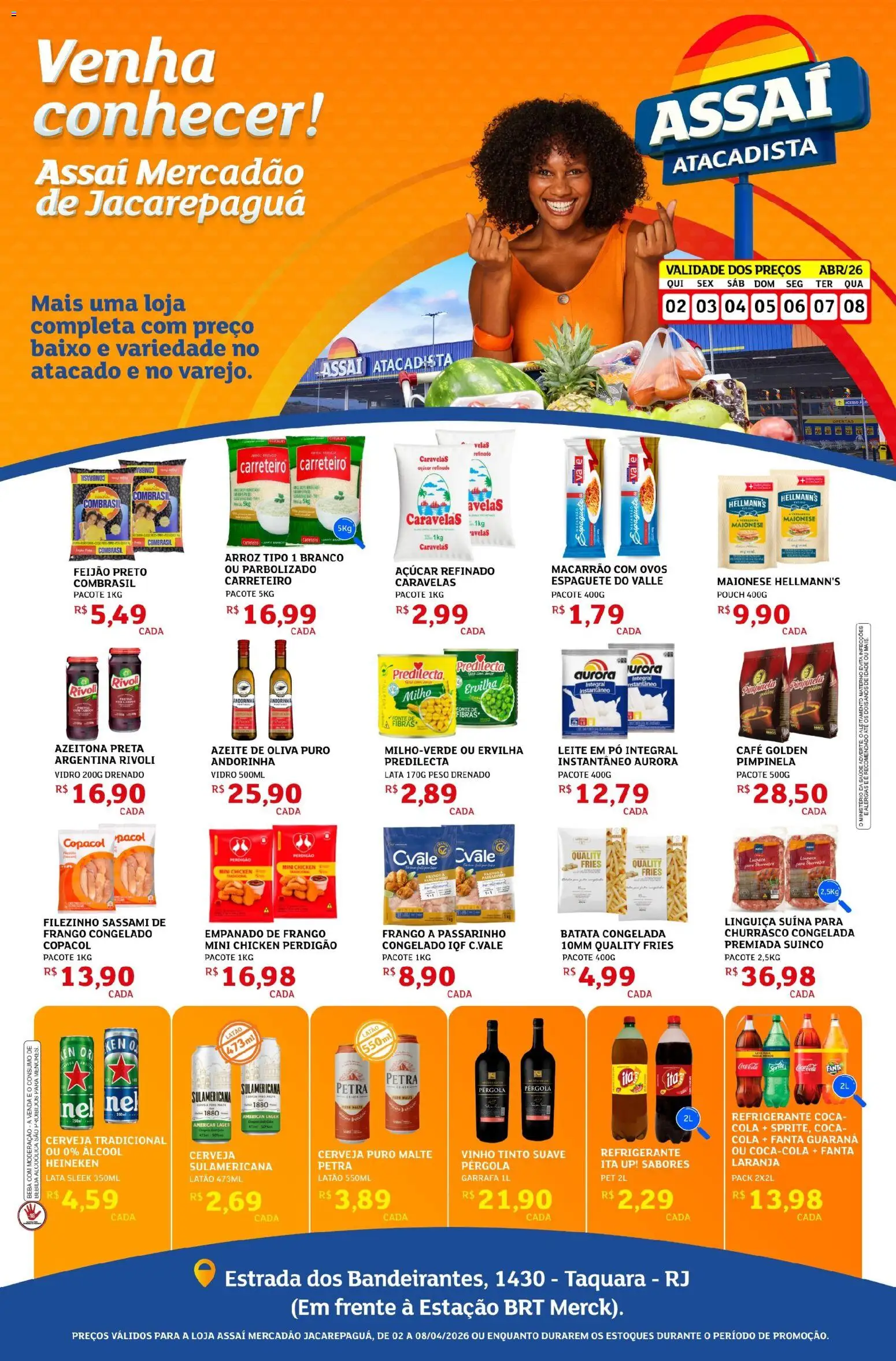 Pré-Visualização do folheto "Assaí Atacadista ofertas - RJ" da loja Assaí Atacadista válido a partir de 02/04/2026