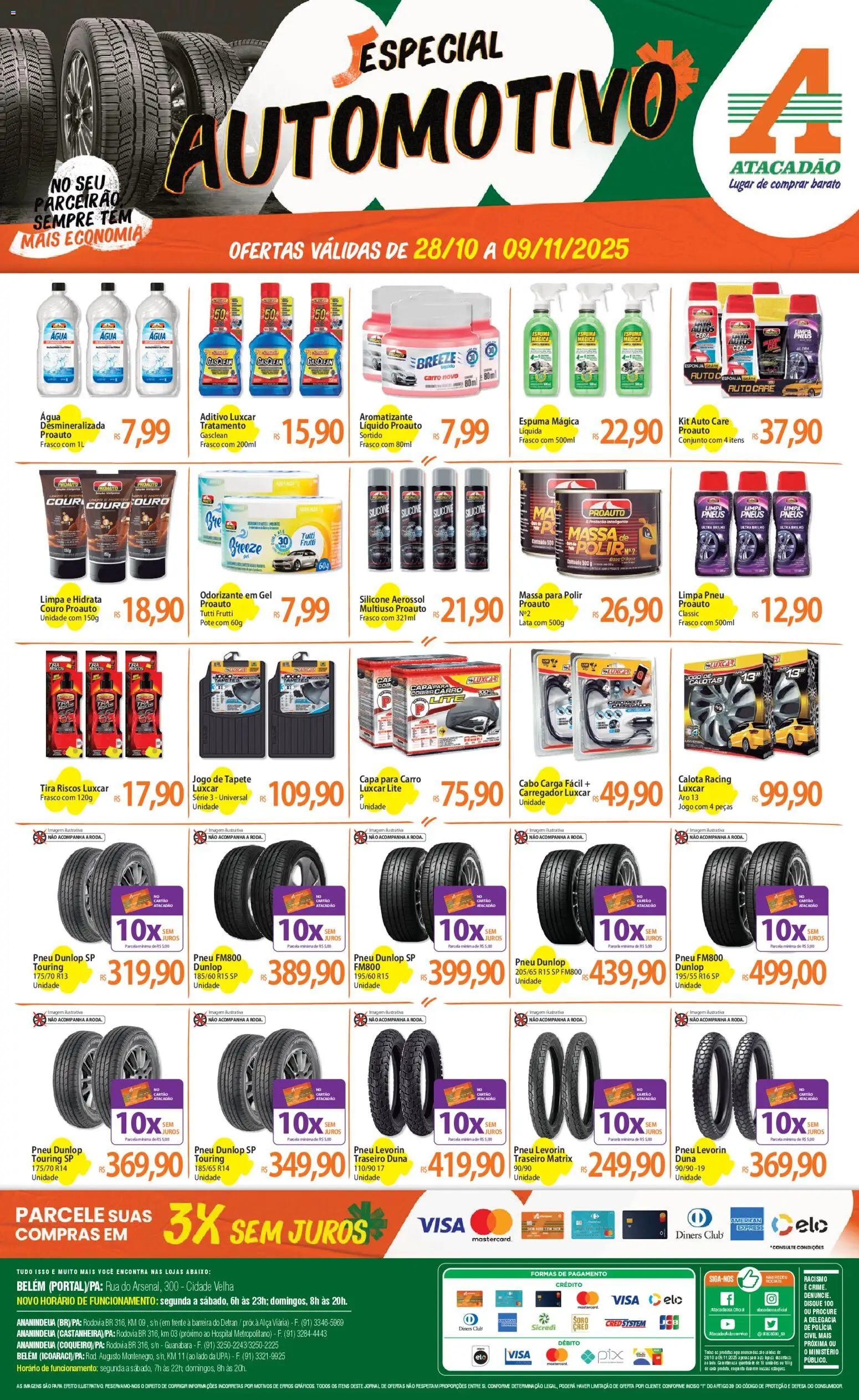 Pré-Visualização do folheto "Ofertas - PA" da loja Atacadão válido a partir de 28/10/2025