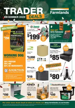 Preview of catalogue Catalogue from shop Farmlands valid 1 Dec 2025