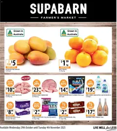 Preview of catalogue Catalogue from shop Supabarn valid 29/10/2025