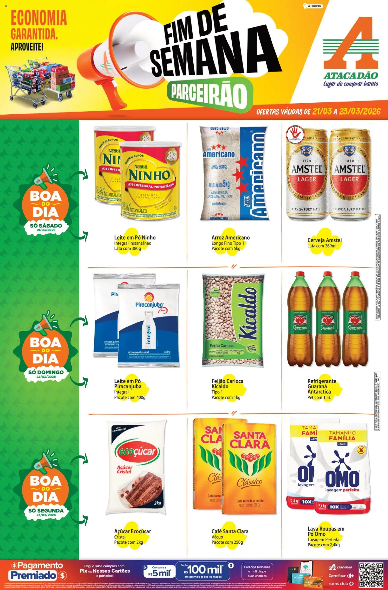 Pré-Visualização do folheto "Atacadão ofertas - TO" da loja Atacadão válido a partir de 21/03/2026