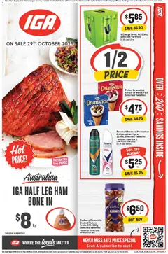 Preview of catalogue Catalogue QLD from shop IGA valid 29/10/2025