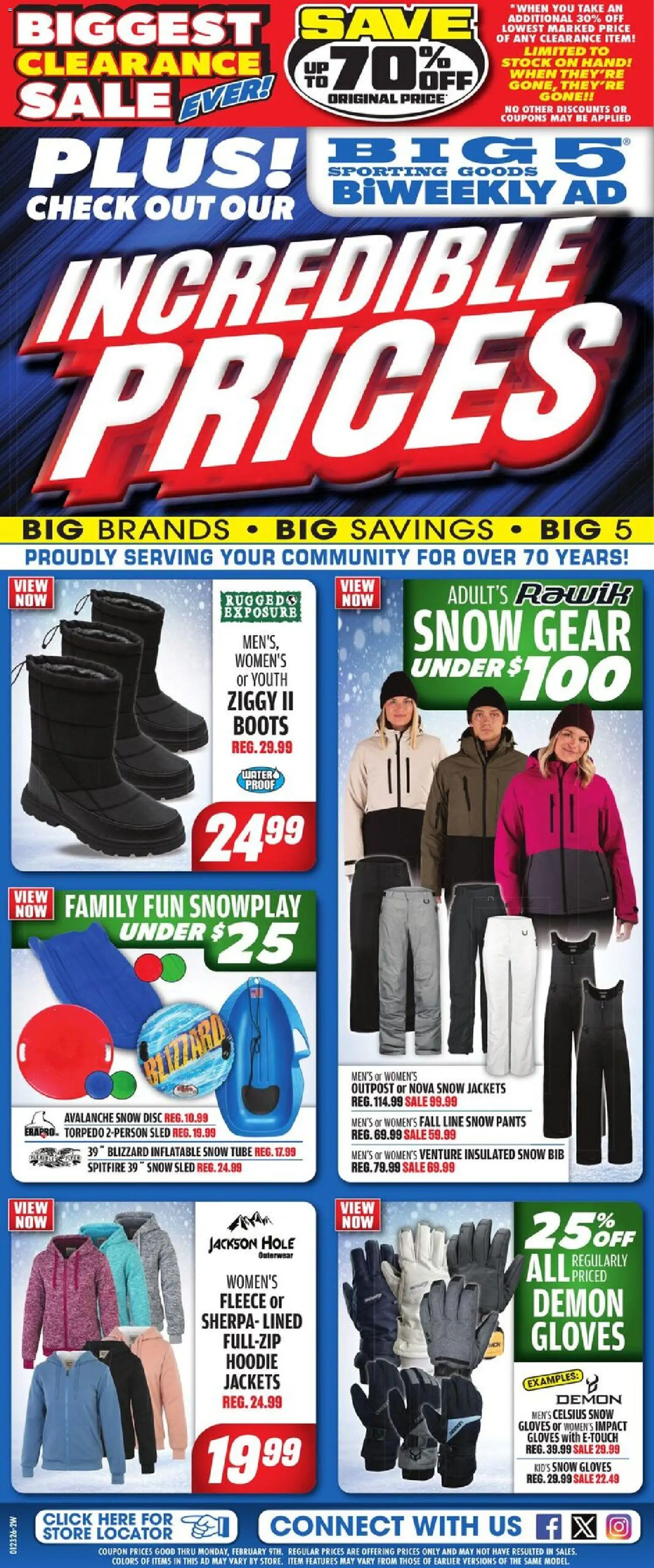 Ad Preview of Big 5 Sporting Goods Weekly Ad from 01/23/2026