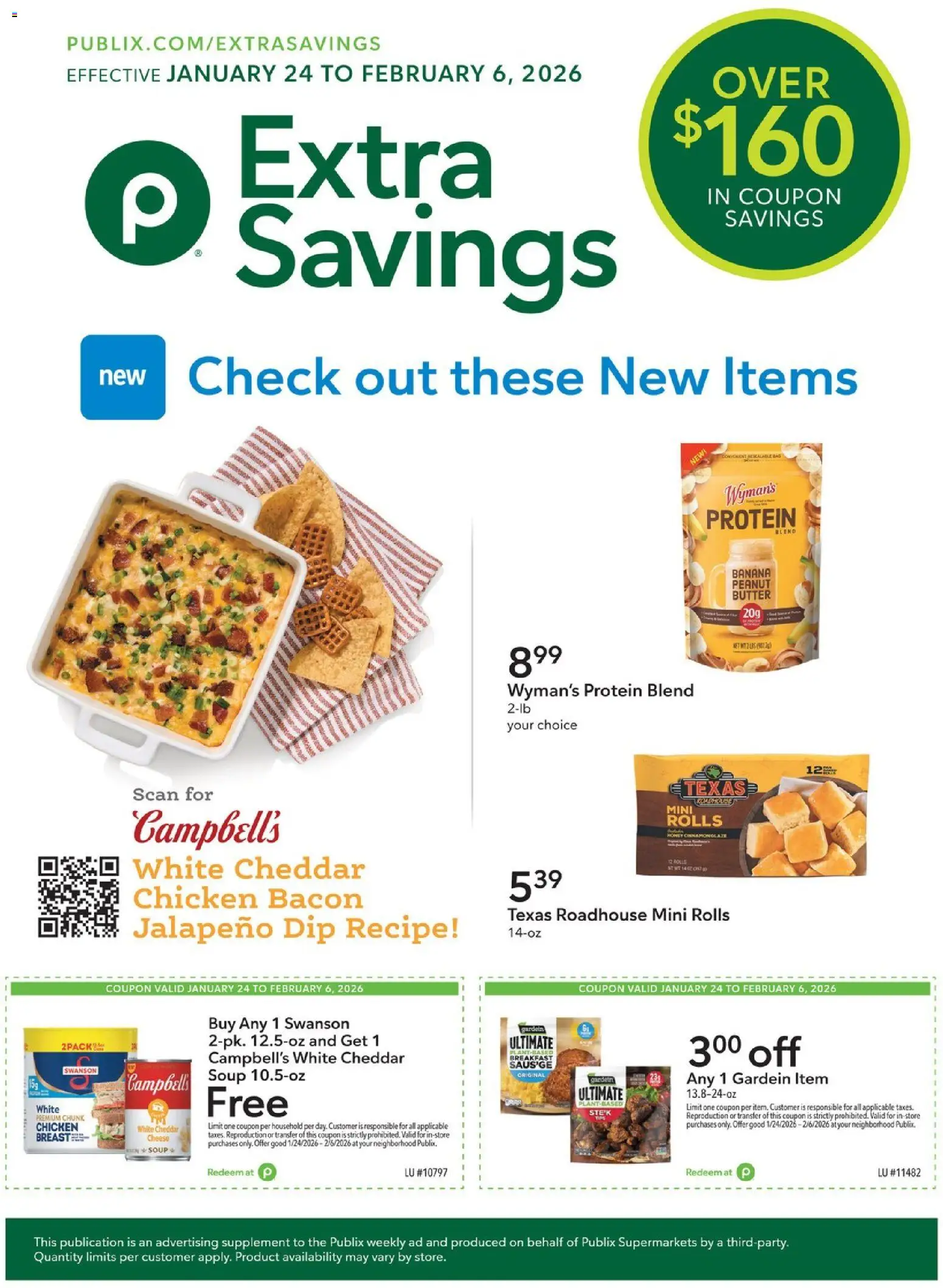 Ad Preview of Publix Extra Savings from 01/24/2026