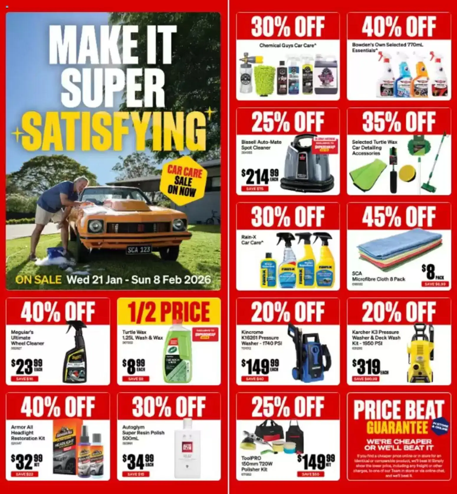 Preview of catalogue Catalogue from shop Supercheap Auto valid 21 Jan 2026