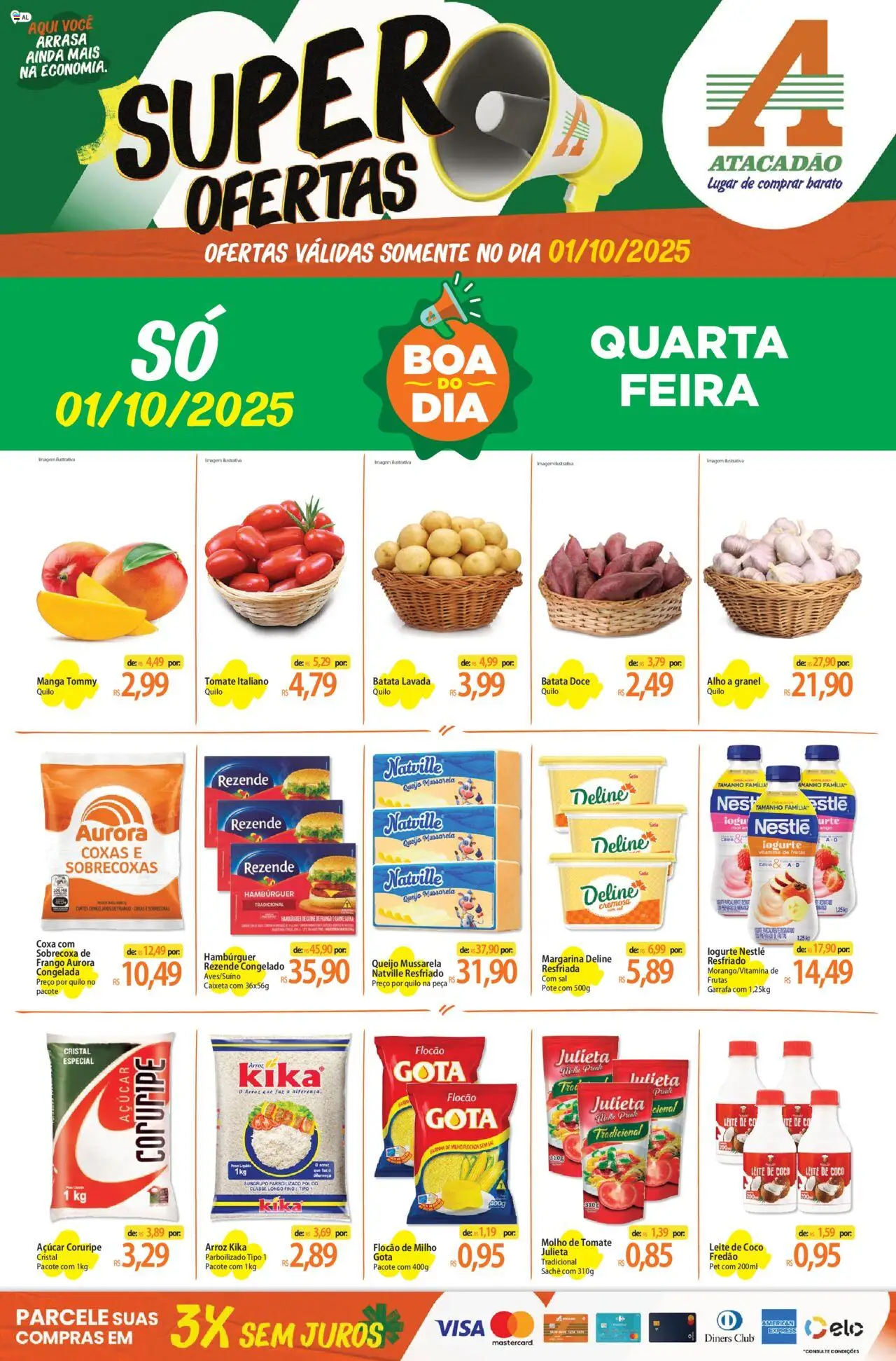 Atacadão folheto "Ofertas - AL" válido a partir de 01/10/2025 - número de página 1