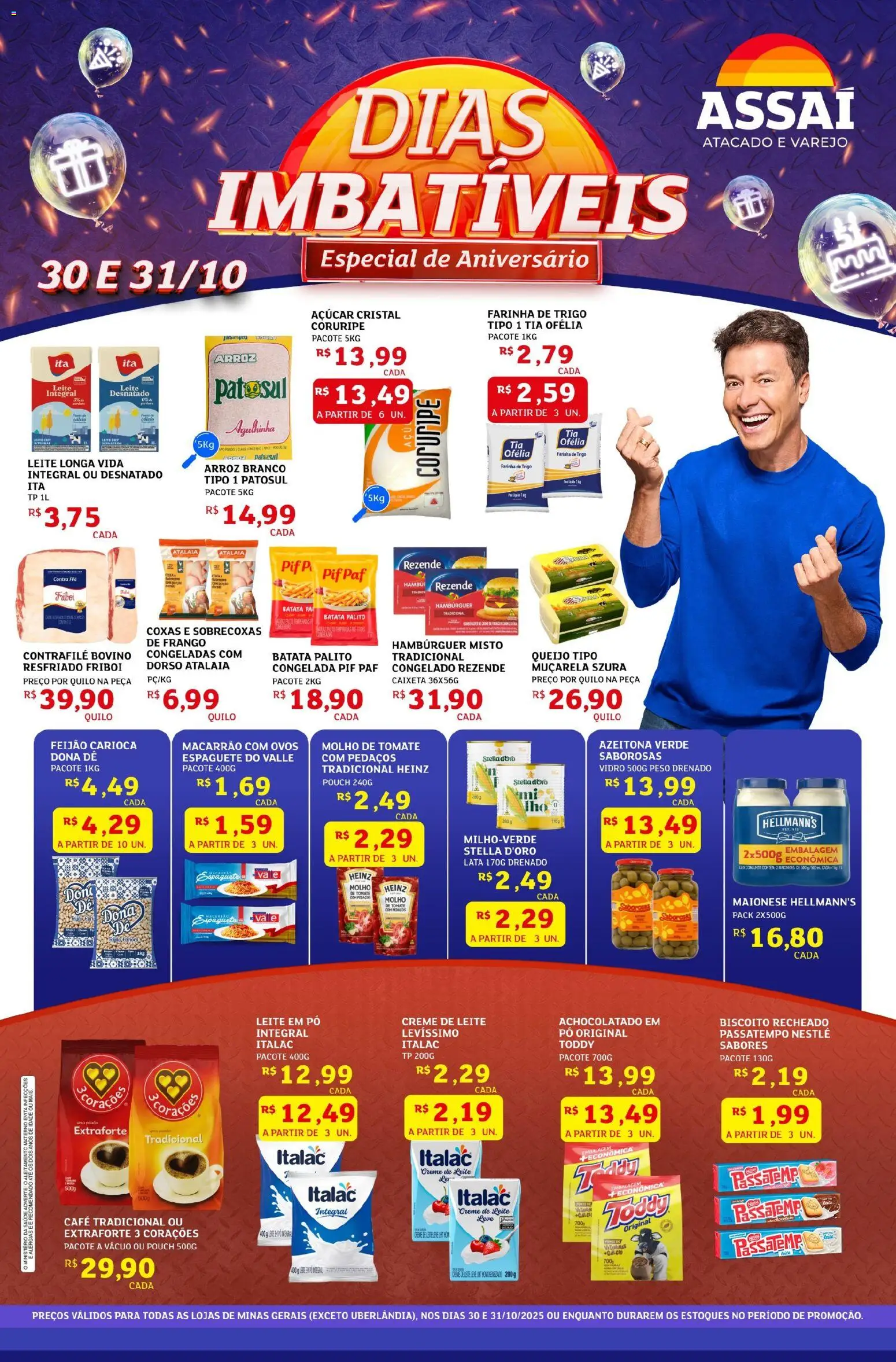 Pré-Visualização do folheto "Encarte - MG" da loja Assaí Atacadista válido a partir de 30/10/2025
