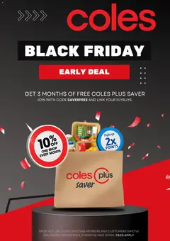 Preview of catalogue Black Friday from shop Coles valid 05/11/2025