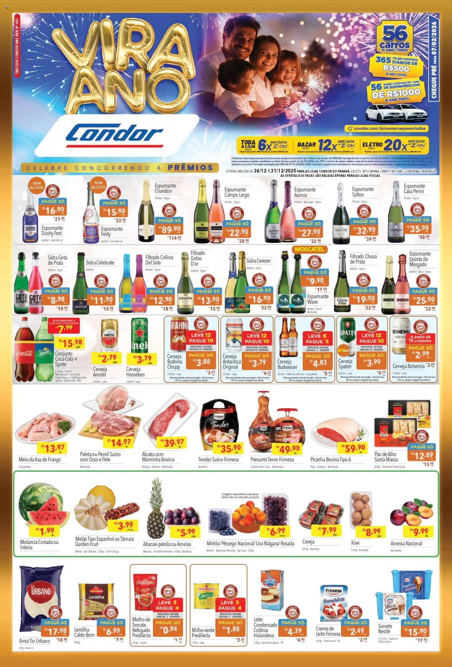 Pré-Visualização do folheto "Ofertas da semana" da loja Supermercados Condor válido a partir de 26/12/2025