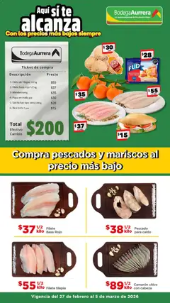 Vista previa las ofertas de la tienda Bodega Aurrerá - Bodega Aurrerá folleto Ofertas desde el 27/02/2026 