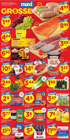 Preview of leaflet Weekly flyer / circulaire from shop Maxi is valid from Oct 30, 2025