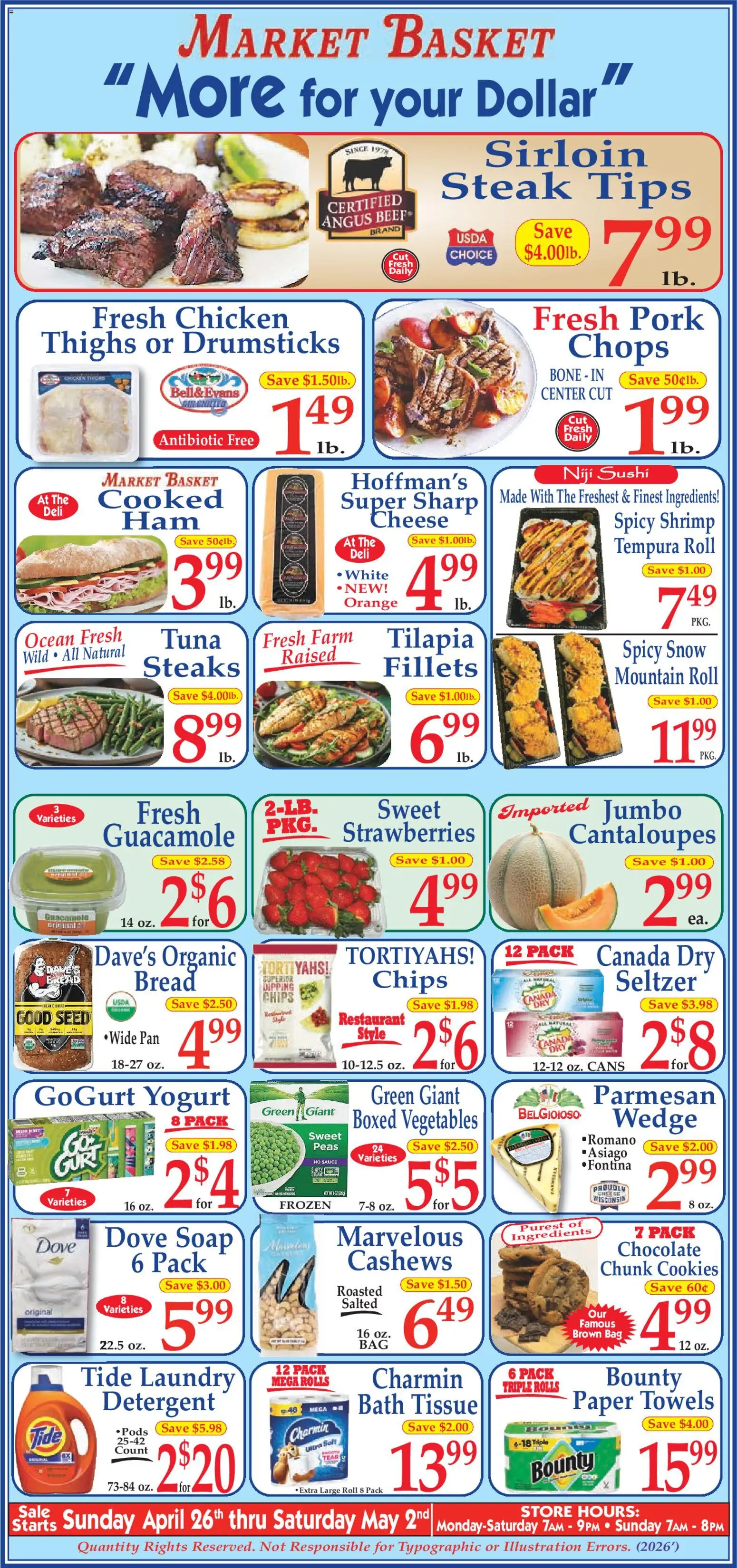 Ad Preview of Market Basket Market Basket Ad from 04/26/2026