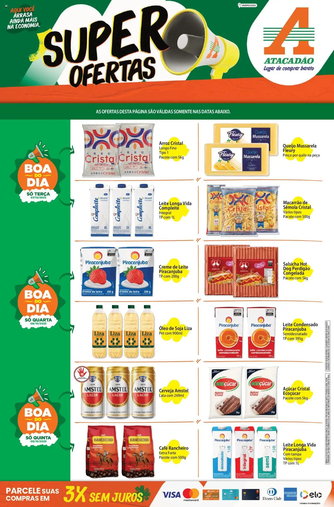 Atacadão folheto "Ofertas - GO" válido a partir de 07/10/2025 - número de página 1