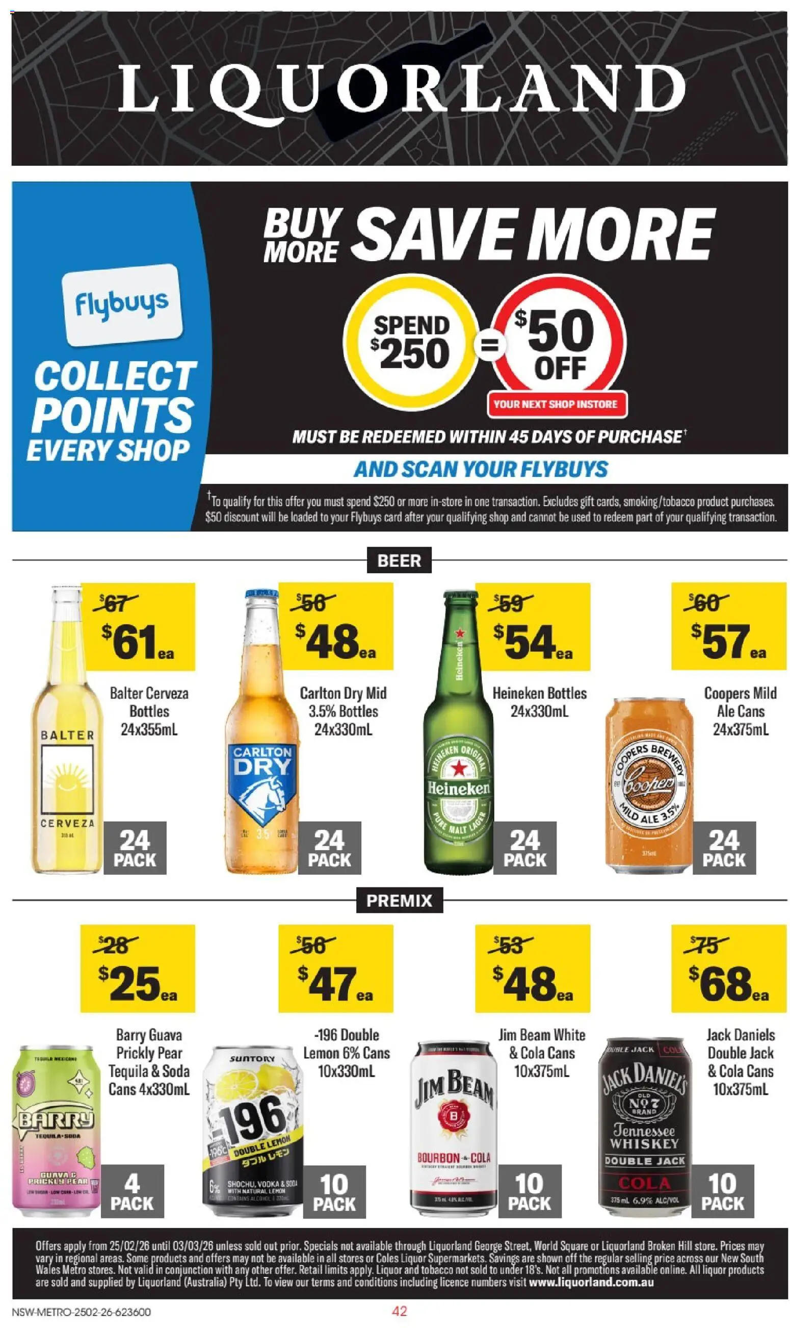 Preview of catalogue Catalogue NSW from shop Liquorland valid 25/02/2026