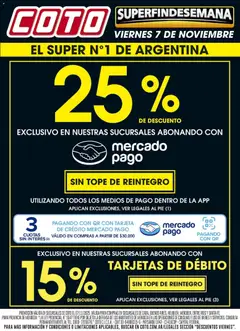 Vista previa del folleto de la tienda Coto válido desde el 07/11/2025 