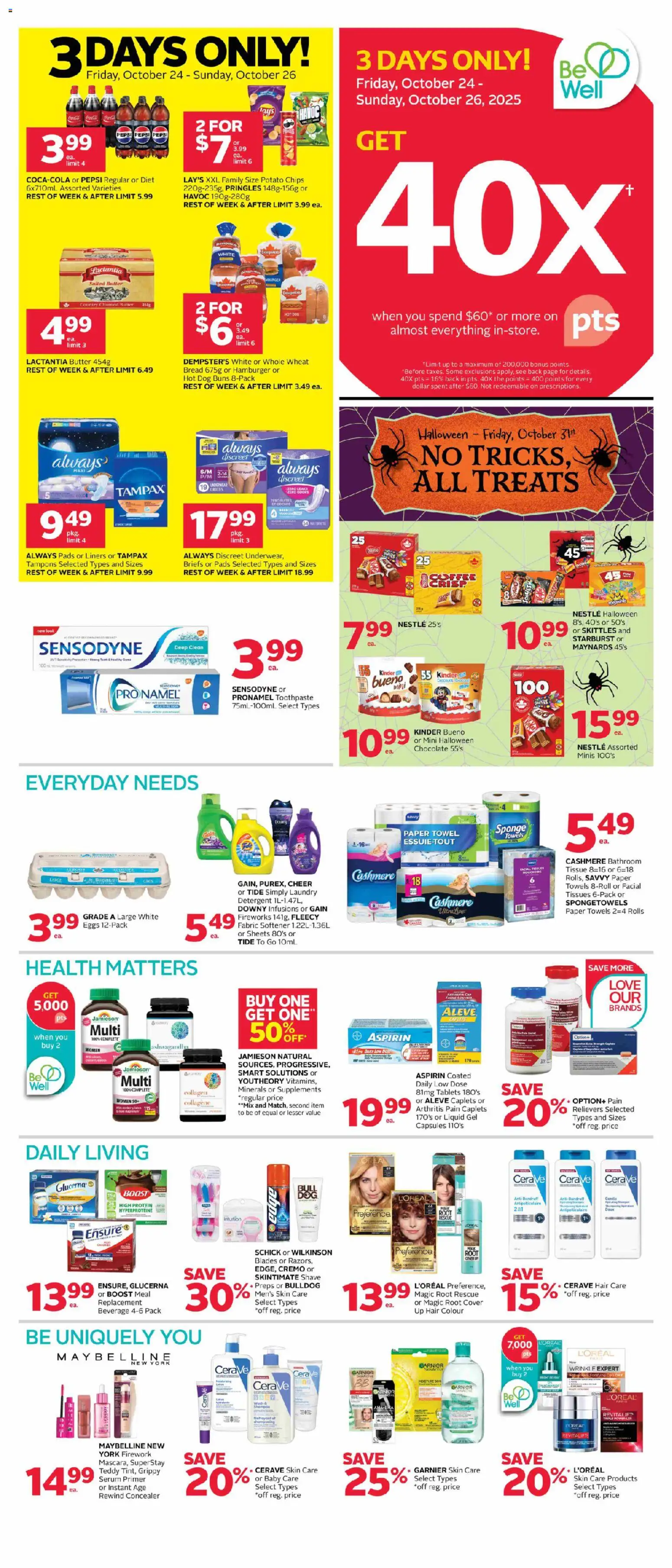 Rexall flyer valid from Oct 24, 2025 - page number 1