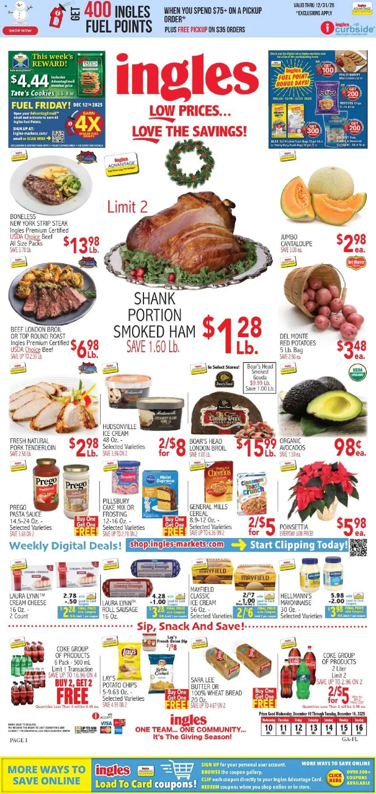 Ad Preview of Ingles Weekly Ad from 12/10/2025
