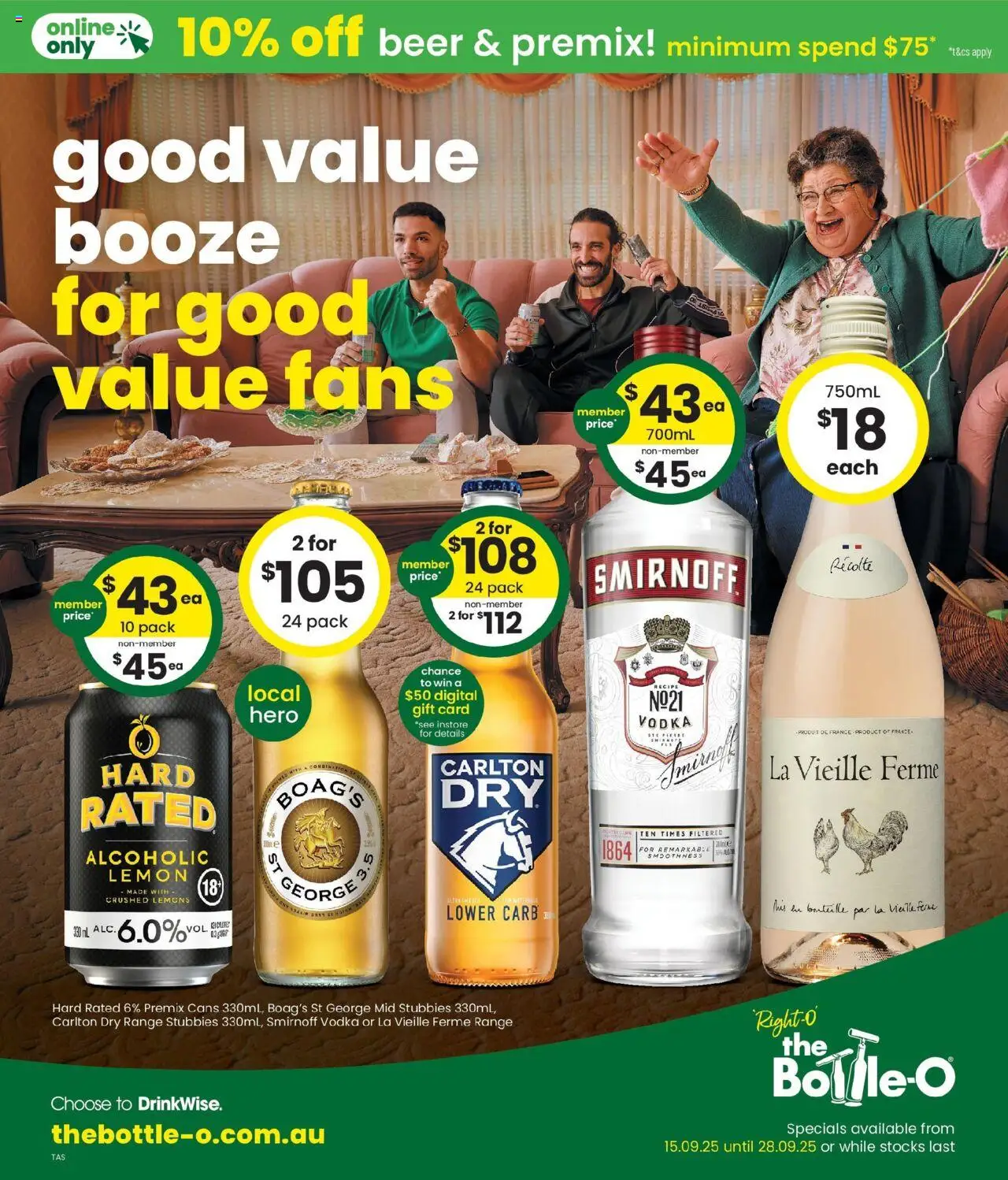 The Bottle-O catalogue valid from 14/09/2025 - page 1