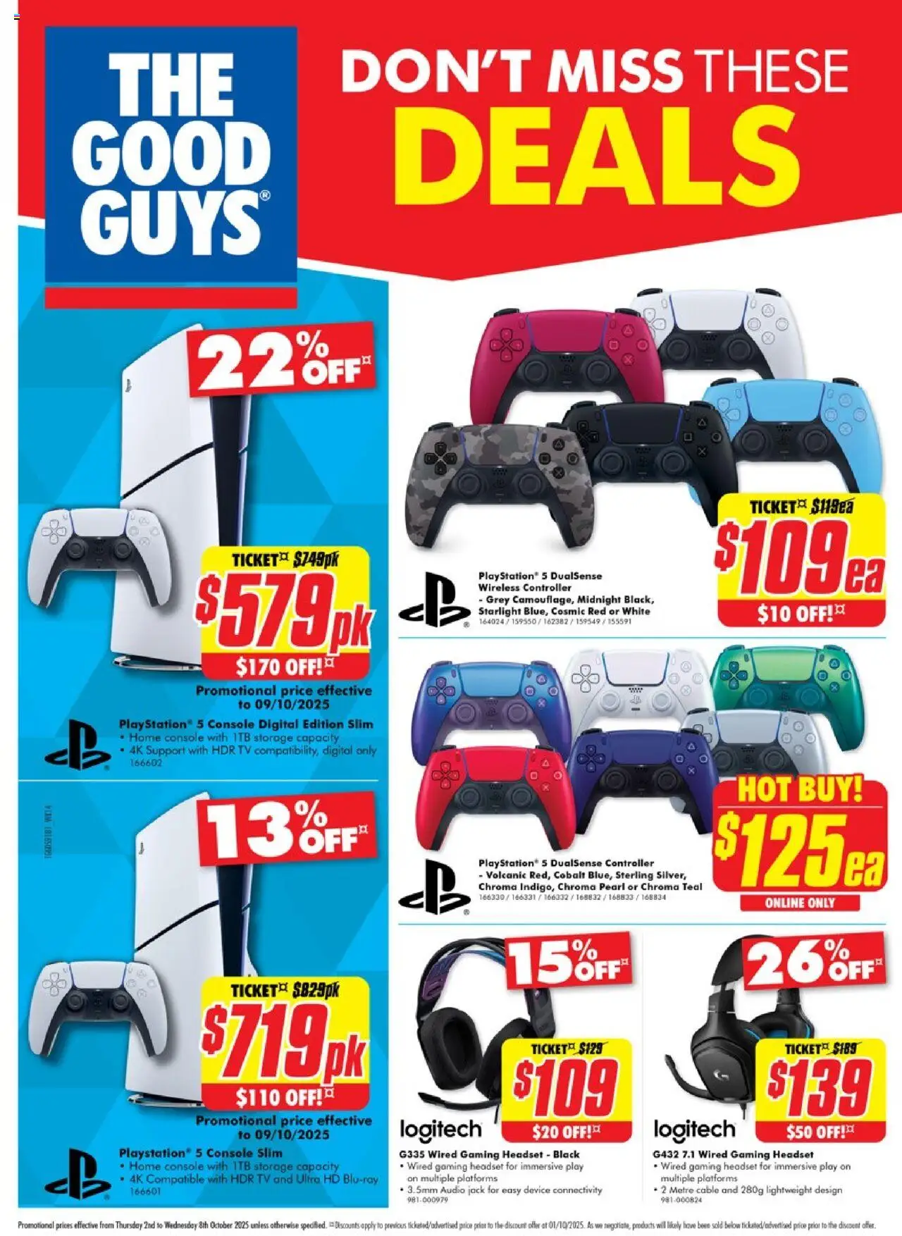 The Good Guys catalogue valid from 01/10/2025 - page 1