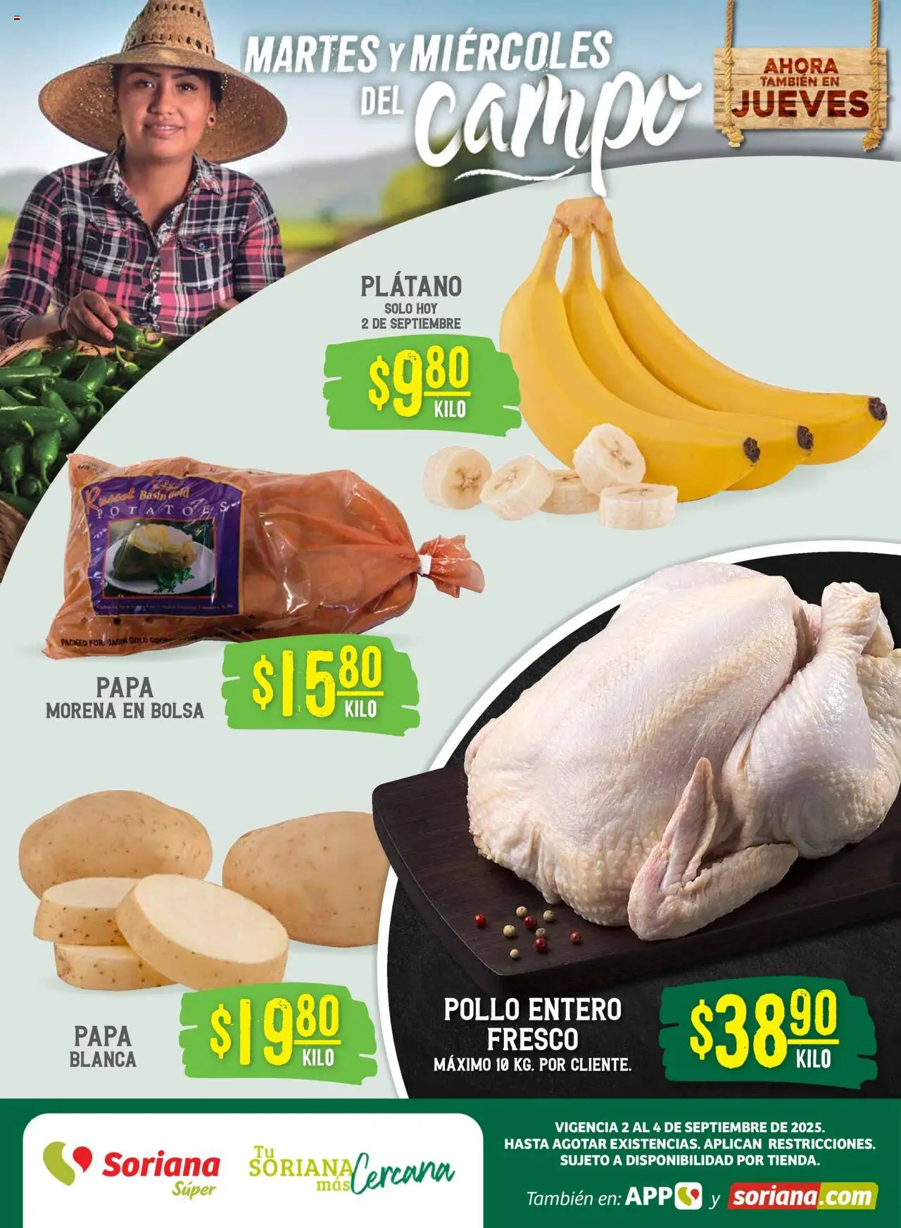 Martes y Miércoles del Campo Súper: Juárez Soriana y sus promociones válidas desde el 02/09/2025 - Número de página 1