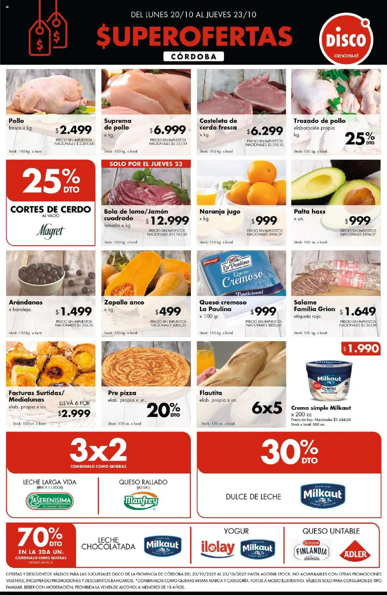 Disco Ofertas | Córdoba del 20/10/2025 Online