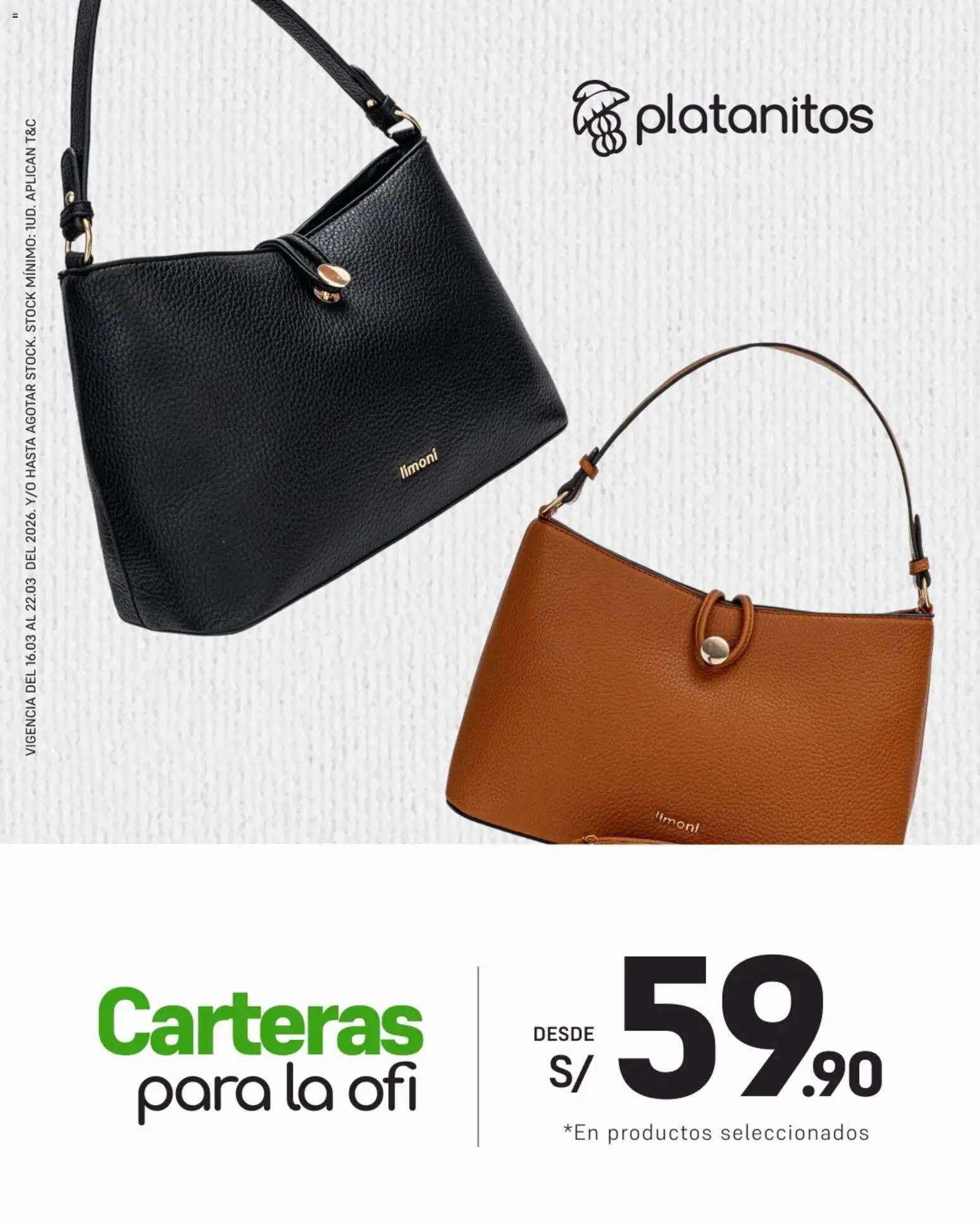 Vista previa de Platanitos - Carteras para la ofi de la tienda Platanitos válido desde 16/03/2026